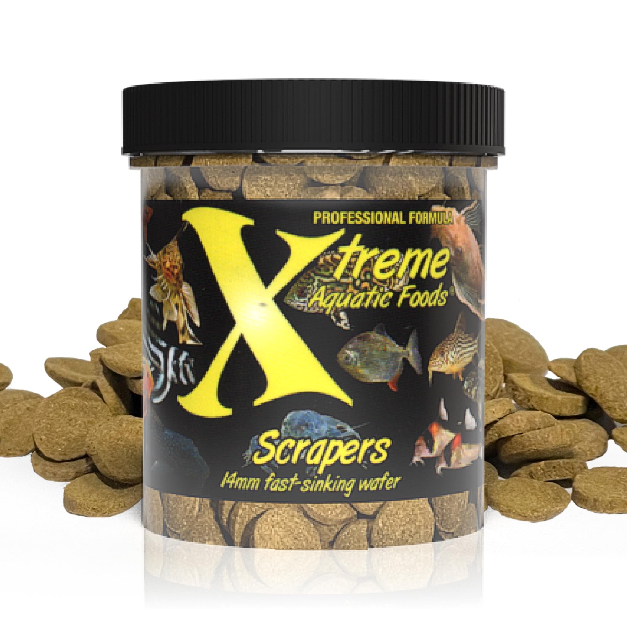 Xtreme Scrapers Wafers: wafers de 14 mm que caen rápido para alimentación nocturna.
