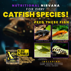 Xtreme Scrapers Wafers: extracto de ortiga para textura y nutrición de los peces.