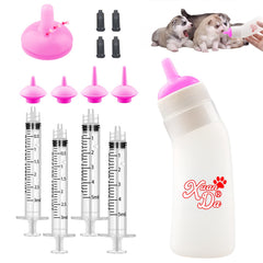 Tetina Xuanda de silicona rosa, suave para alimentar cachorros