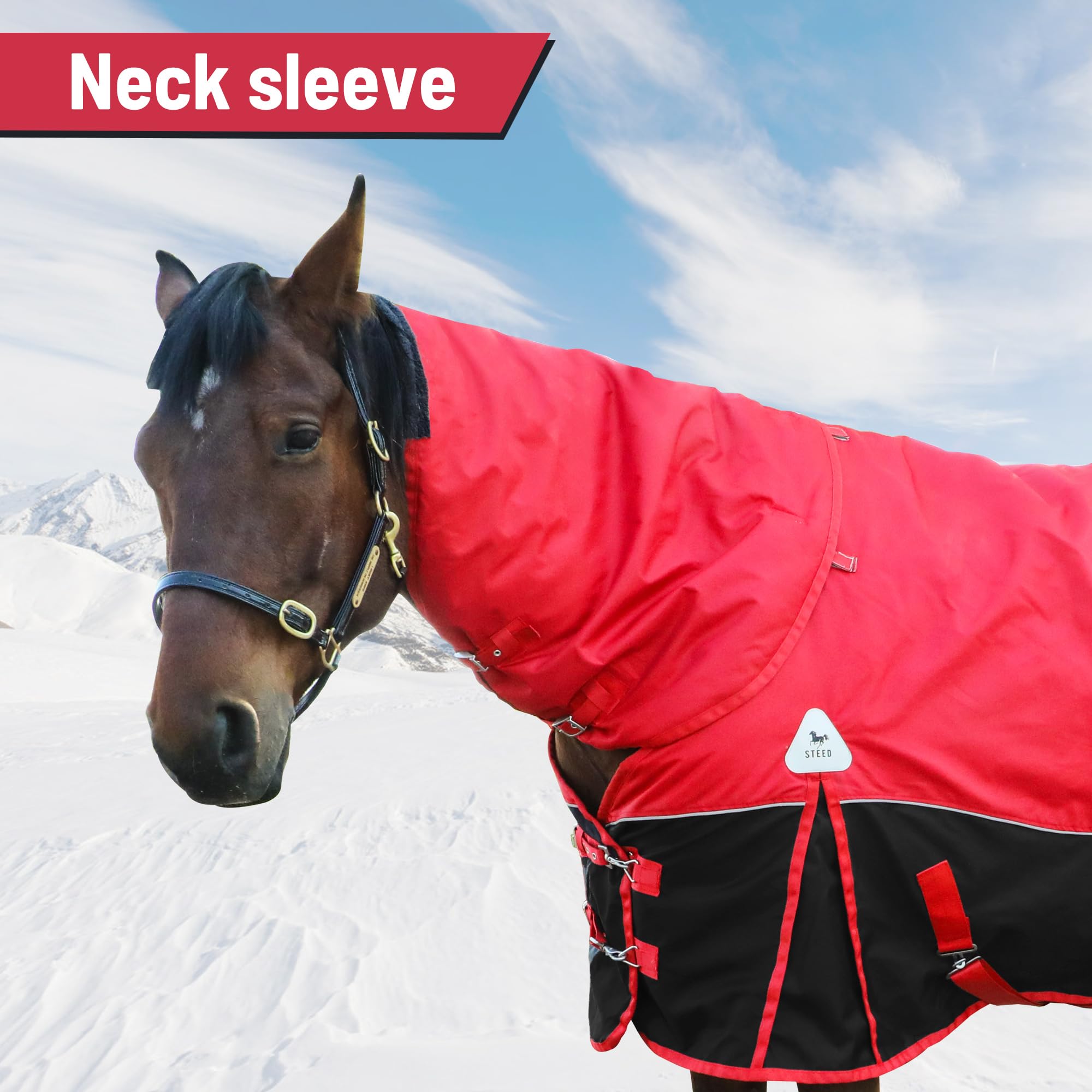 XUANNIAO cobertor invierno cuello desmontable, fácil de colocar y ajustar para mayor comodidad.