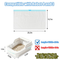 Xuepett bolsas compatibles con Litter-Robot 3/4, soluciones rápidas para mantenimiento.