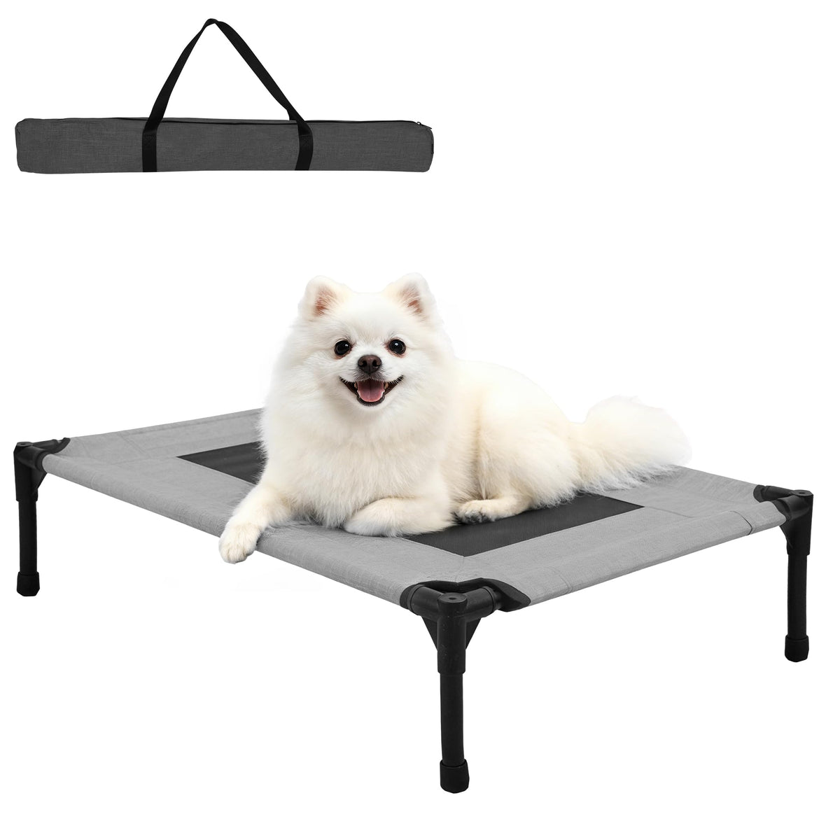 Cama elevada XUVIRA para perros con elevación de 8 pulgadas para mayor ventilación