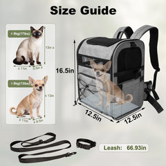 XUVIRA Mochila portadora con colchón estándar, soporte suave para tu mascota.