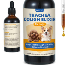 Yakucho Elixir Tráquea para perros, botella lista para uso diario
