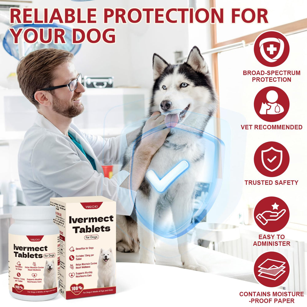 Yakucho Lvermect para perros: sin rellenos artificiales.