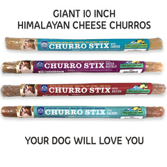 Yaky Churro queso con búfalo de agua 10 pulgadas: opción sabrosa para perros.