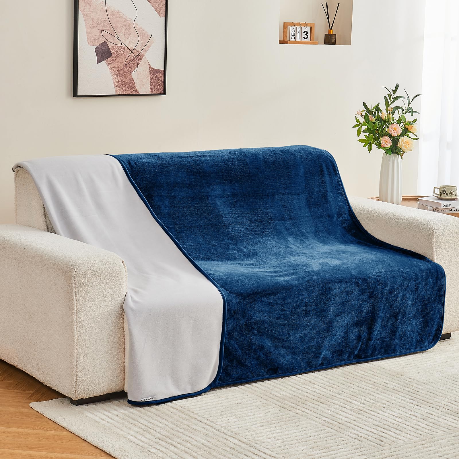 Manta para uso versátil: protege cama, sofá y coche con rendimiento impermeable