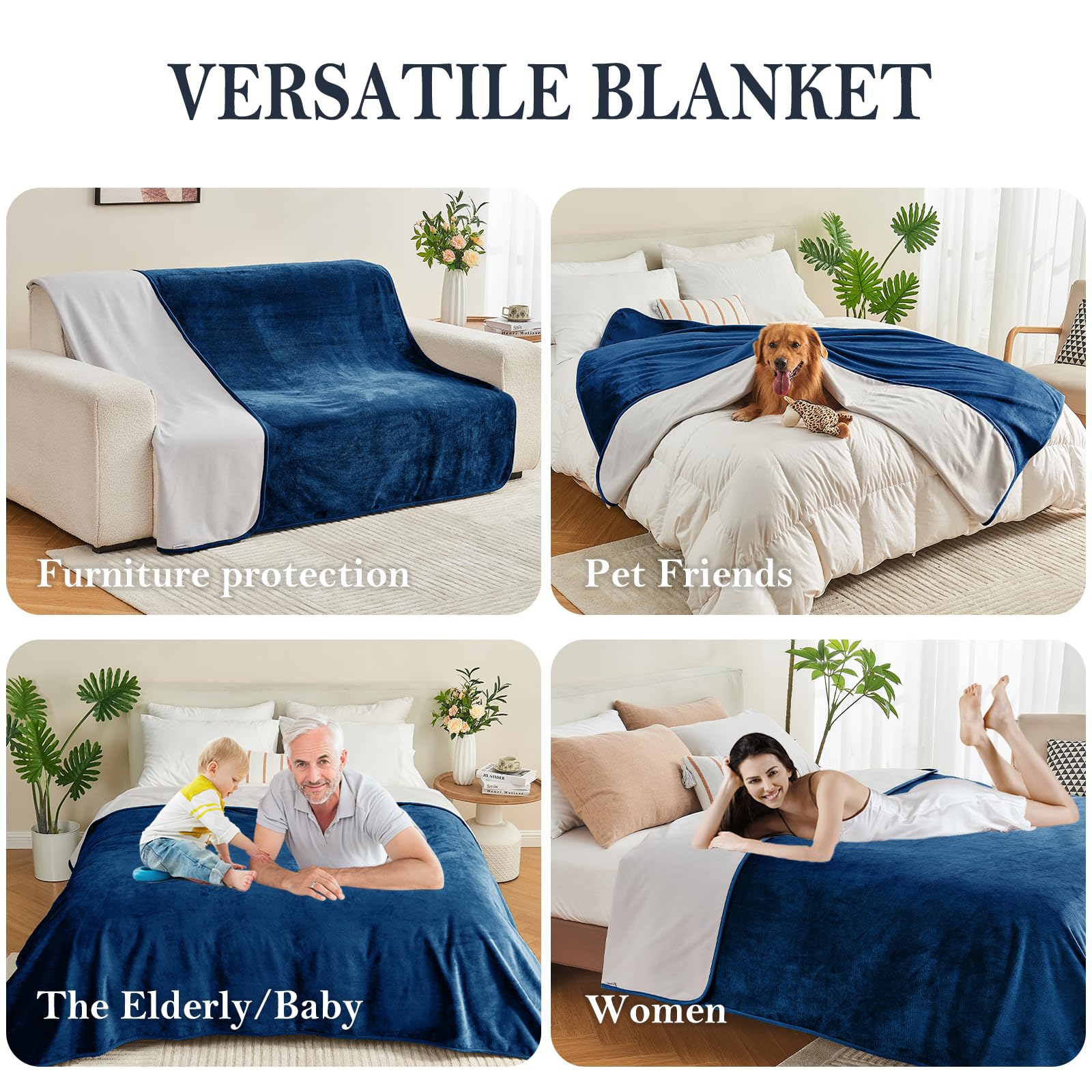 Protección de muebles con manta Yaning impermeable para manchas y líquidos