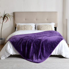 Manta Yaning impermeable reversible, sherpa y franela, ideal para muebles.