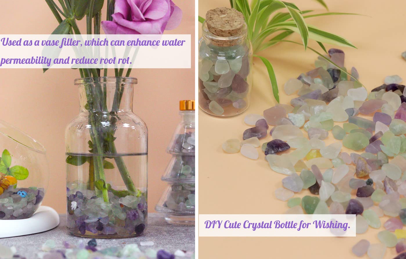Quartz clair YATOJUZI pour aquarium, pierres translucides et touche lumineuse.