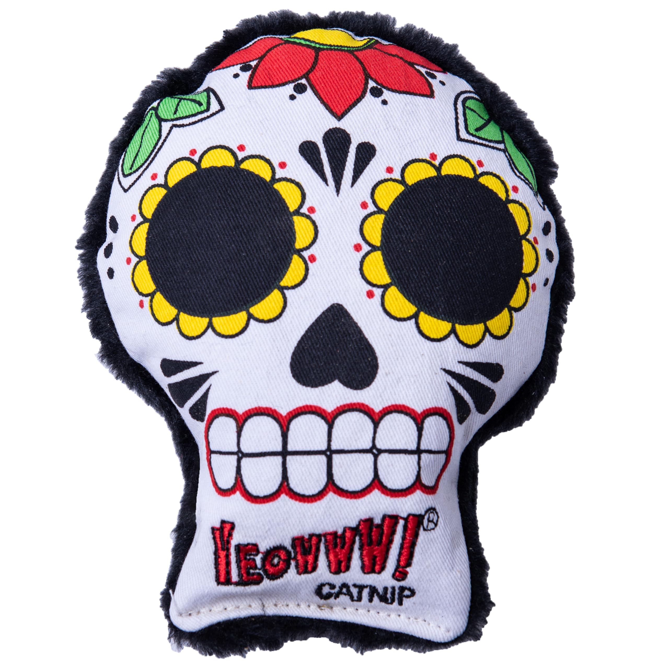 Yeowww! La CAT-rina, cara con diseño de calaveras, ideal para juego estimulante.