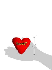 Yeowww Hearrrt: juguete con frases bordadas para estimular juego y curiosidad.
