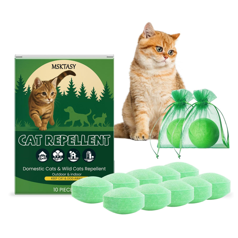 YERBAFI bolas deterrentes de menta para gatos protegen jardín y muebles.