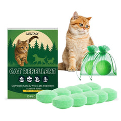 YERBAFI bolas deterrentes de menta para gatos protegen jardín y muebles.