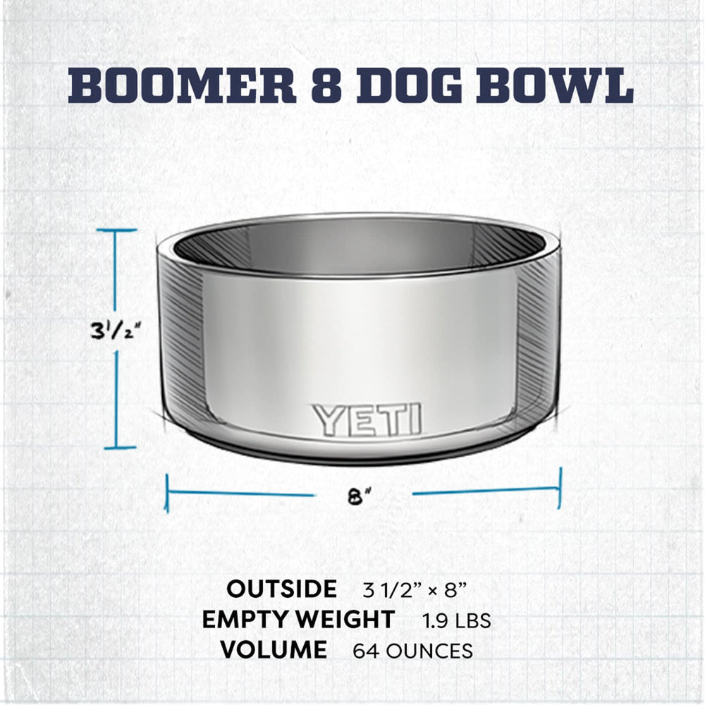 YETI Boomer 8, apto para lavavajillas facilita la limpieza