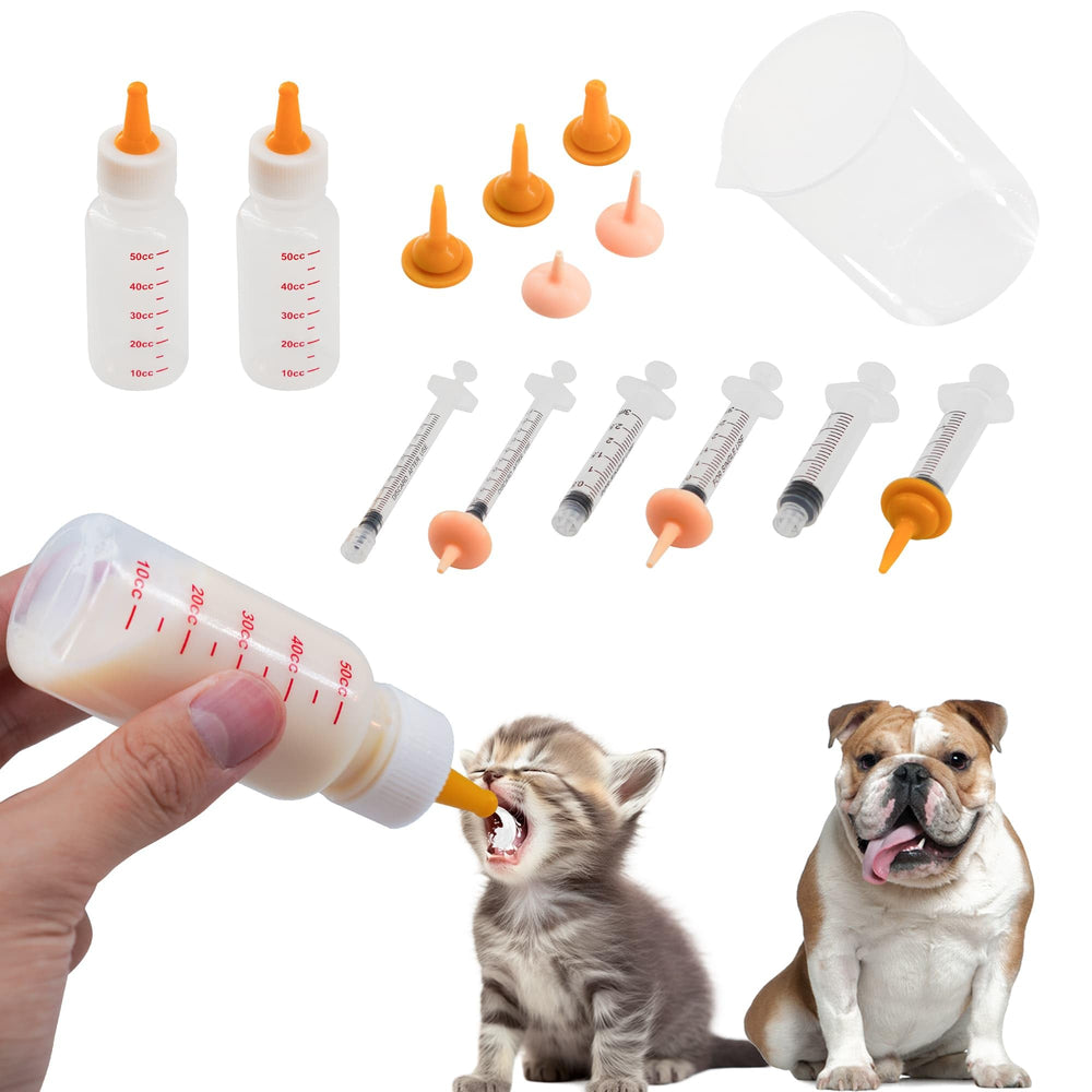 YeulYuuri biberón de 50 ml para cachorros y gatitos, ideal para alimentación suave