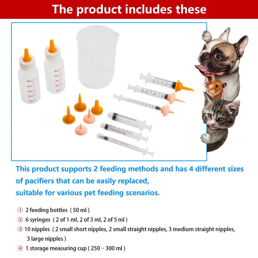 YeulYuuri set completo para alimentar cachorros y gatitos con flexibilidad