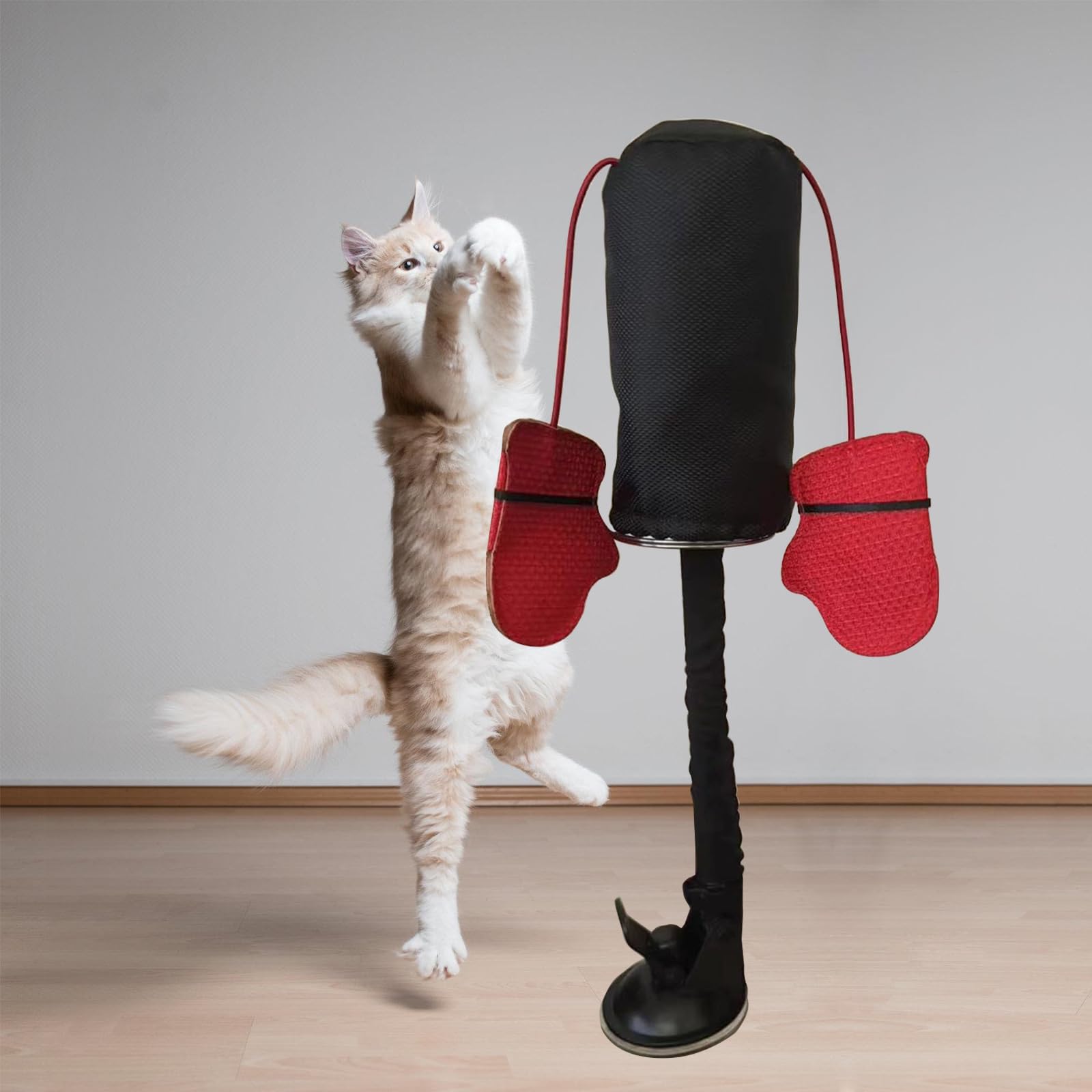 YIBAISI bolsa de boxeo para gatos fomenta curiosidad y actividad.