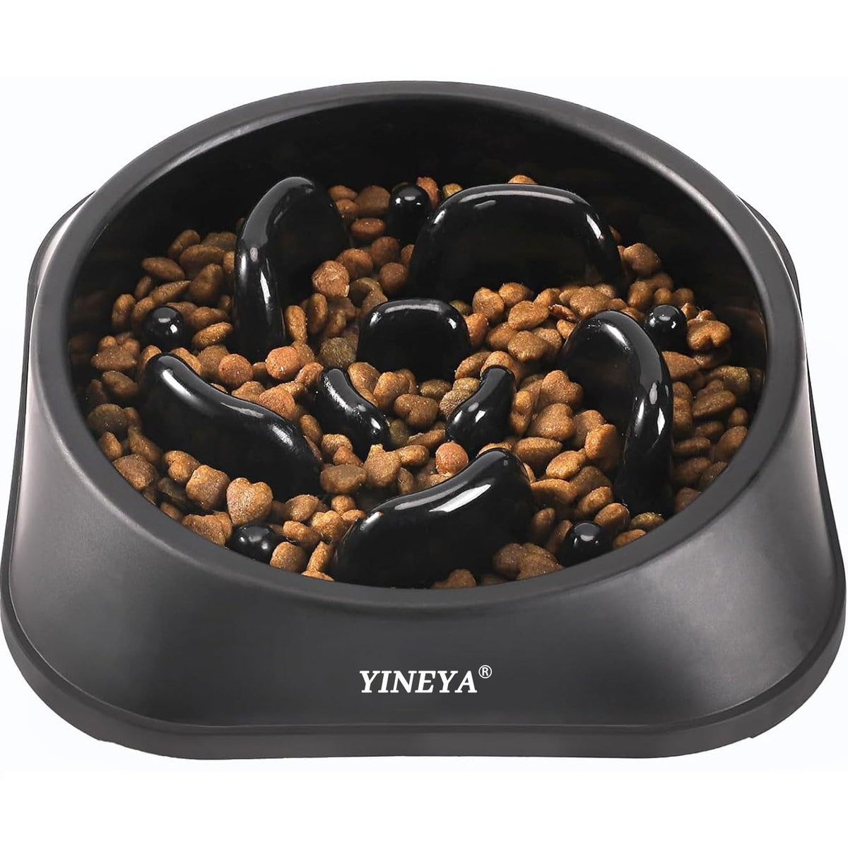 Comedero lento YINEYA con diseño de laberinto para perros.