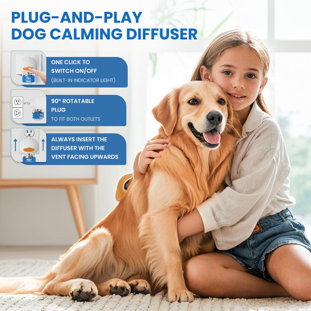 Difusor Yirr para perros, diseño compacto para cualquier espacio.