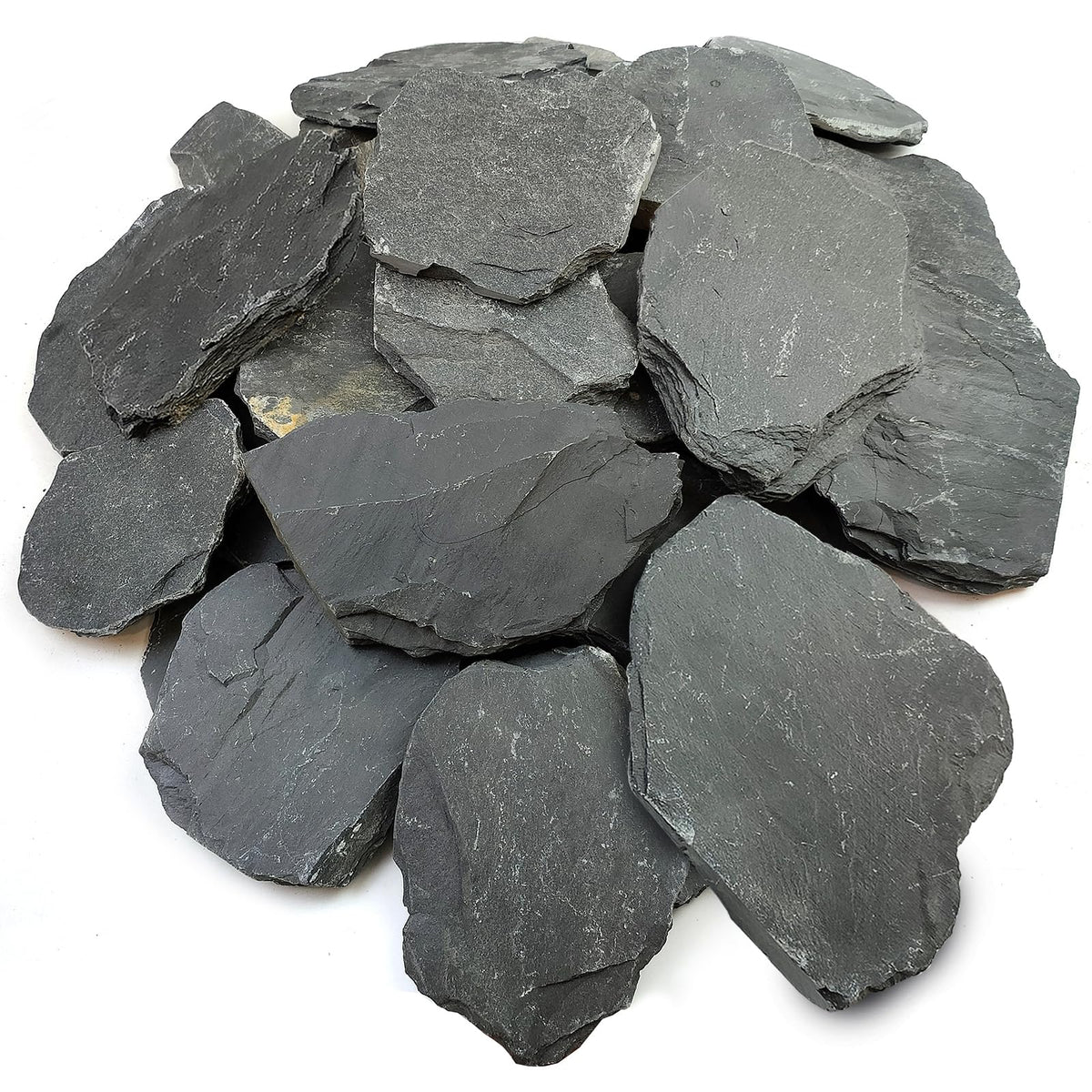 Piedra de pizarra natural de YISZM para acuario, resistente y segura para peces.