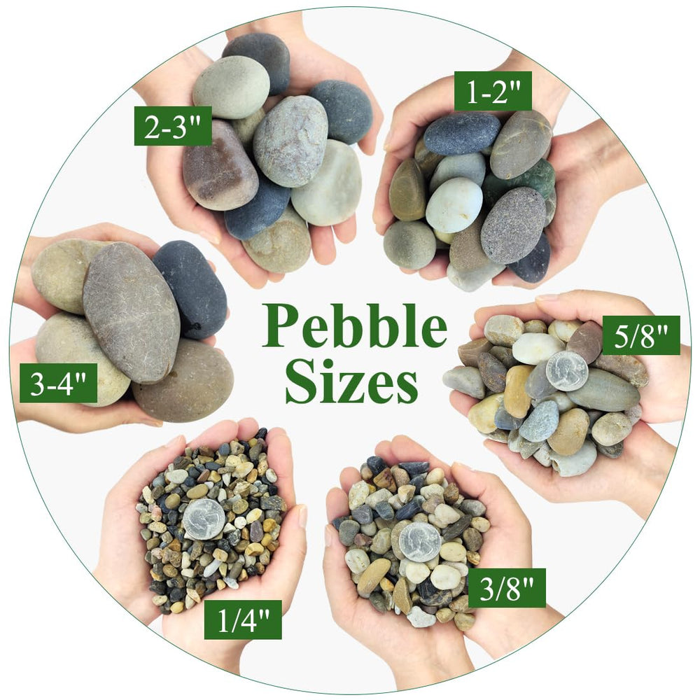 Piedras decorativas YISZM, acento ideal para jarrones y macetas.