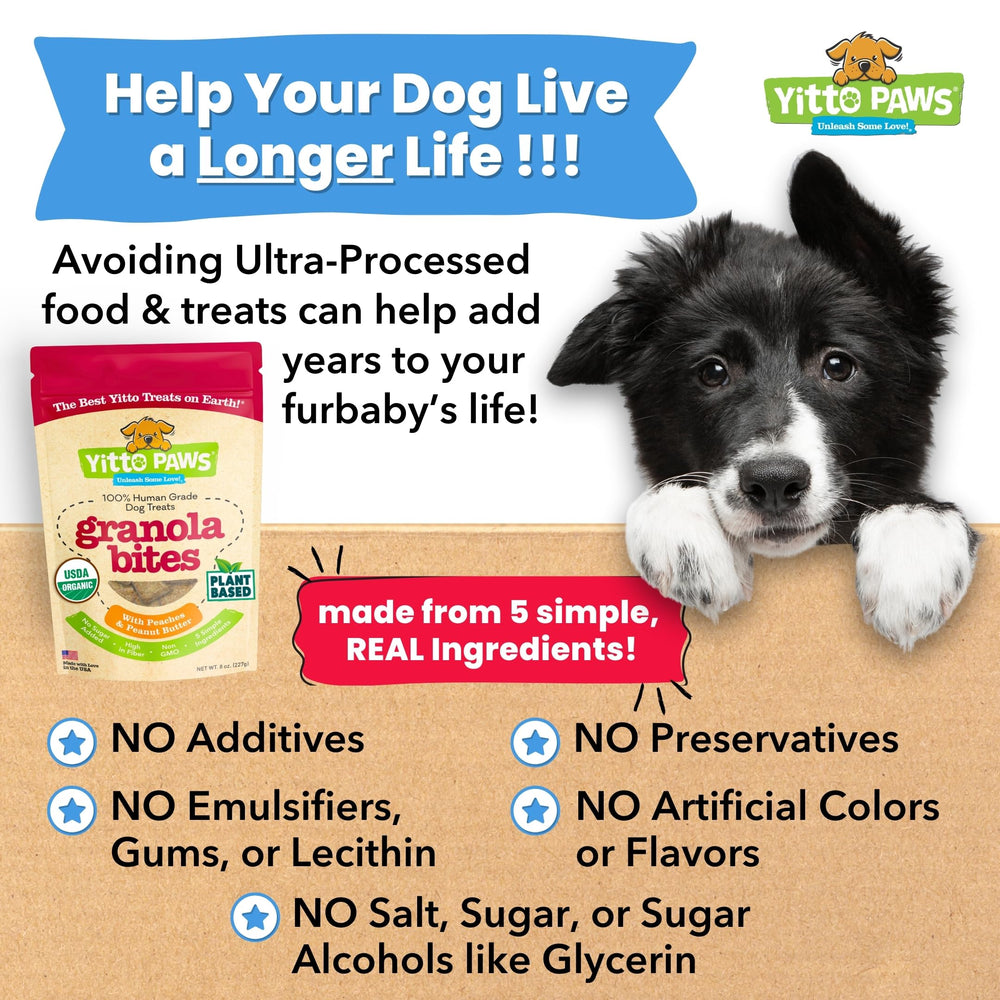Producto hecho en Estados Unidos sin maíz, trigo ni productos de origen animal.