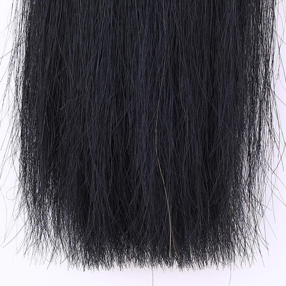 Extensiones de cola con corte recto para un aspecto pulido.