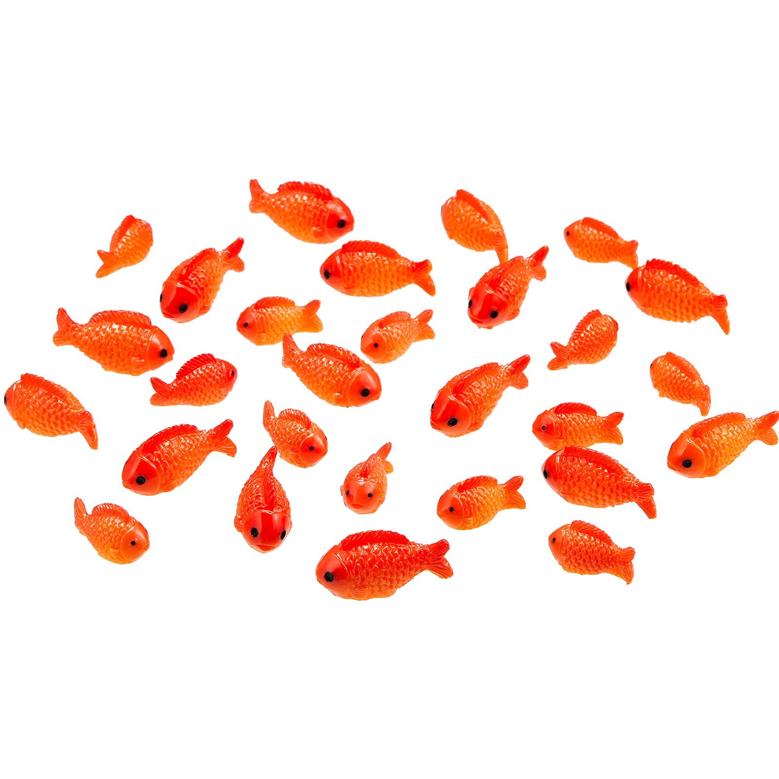 Peces miniatura rojos de Yookeer para acuario, añaden color y vida.