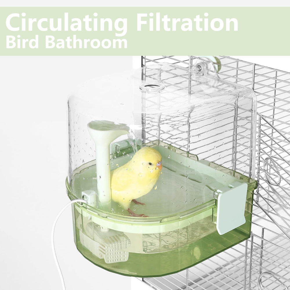YOOSO WING placer de baño para aves, experiencia relajante