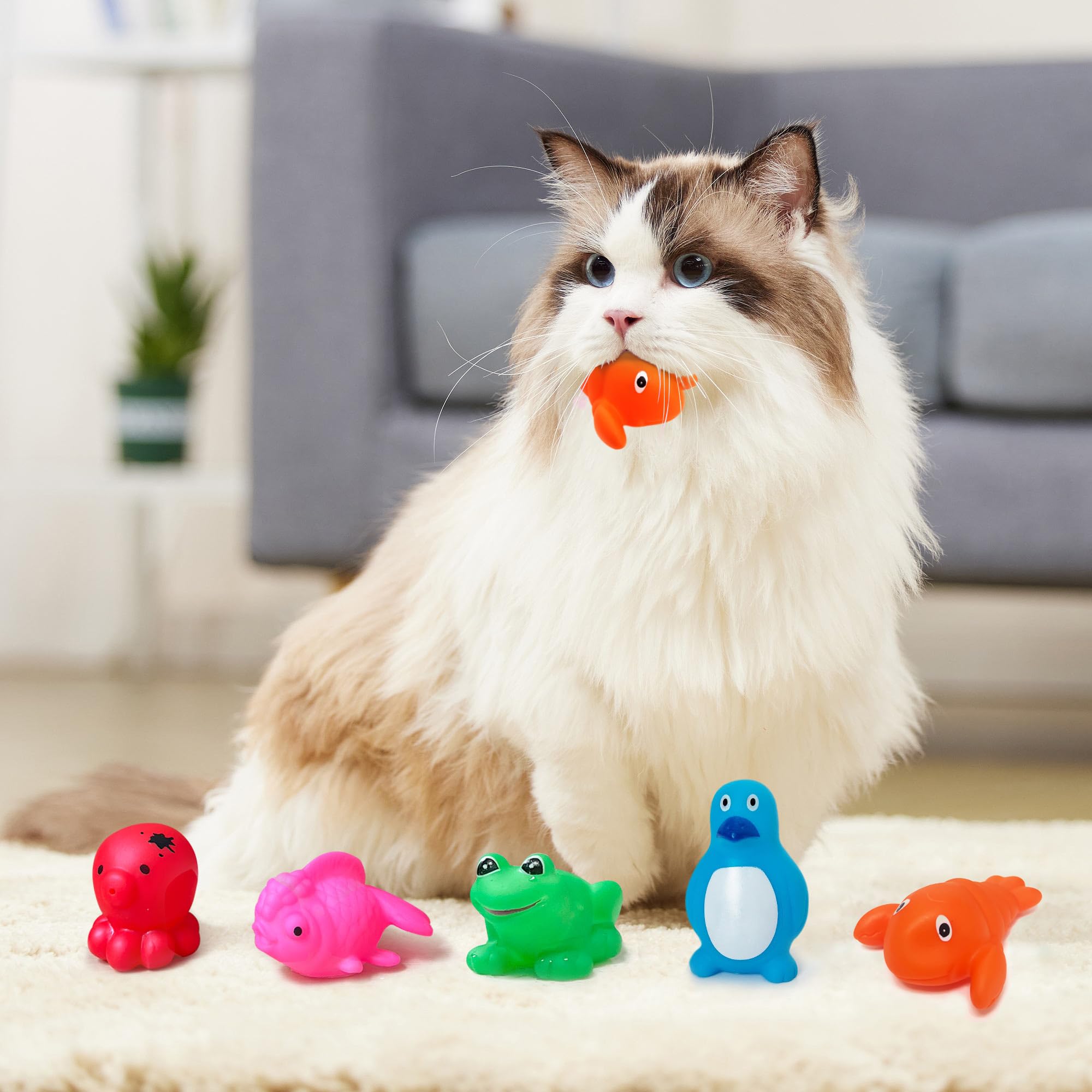 Yopetox juguetes de agua para gatos: estimulan instintos y ejercitan la movilidad.