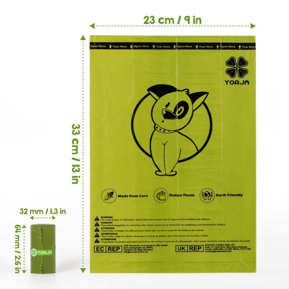Empaque YORJA 100% reciclable y caja respetuosa con el medio.