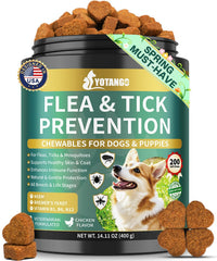 YOTANGO: bote de masticables para prevención natural de garrapatas en perros