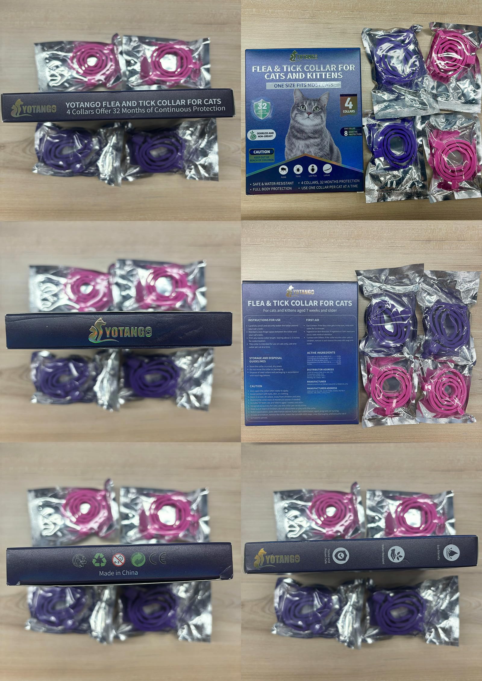 Fácil de ponérselo y quitar, ideal para gatos y gatitos YOTANGO.