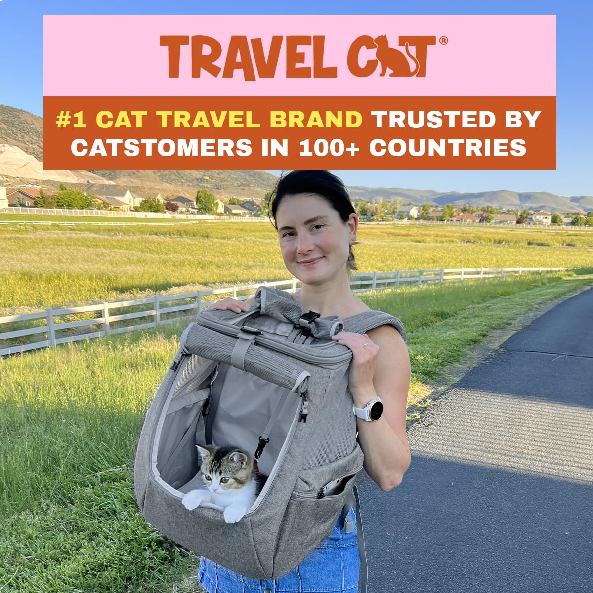 Your Cat Backpack, entrada lateral amplia para facilitar el acceso al gato