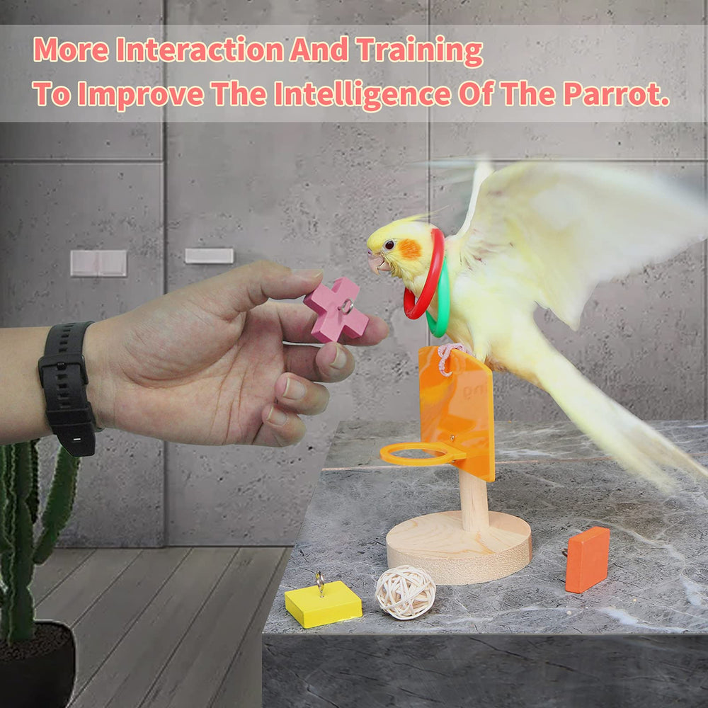 YUESUO sepak takraw para pájaros: estimulación física y mental.