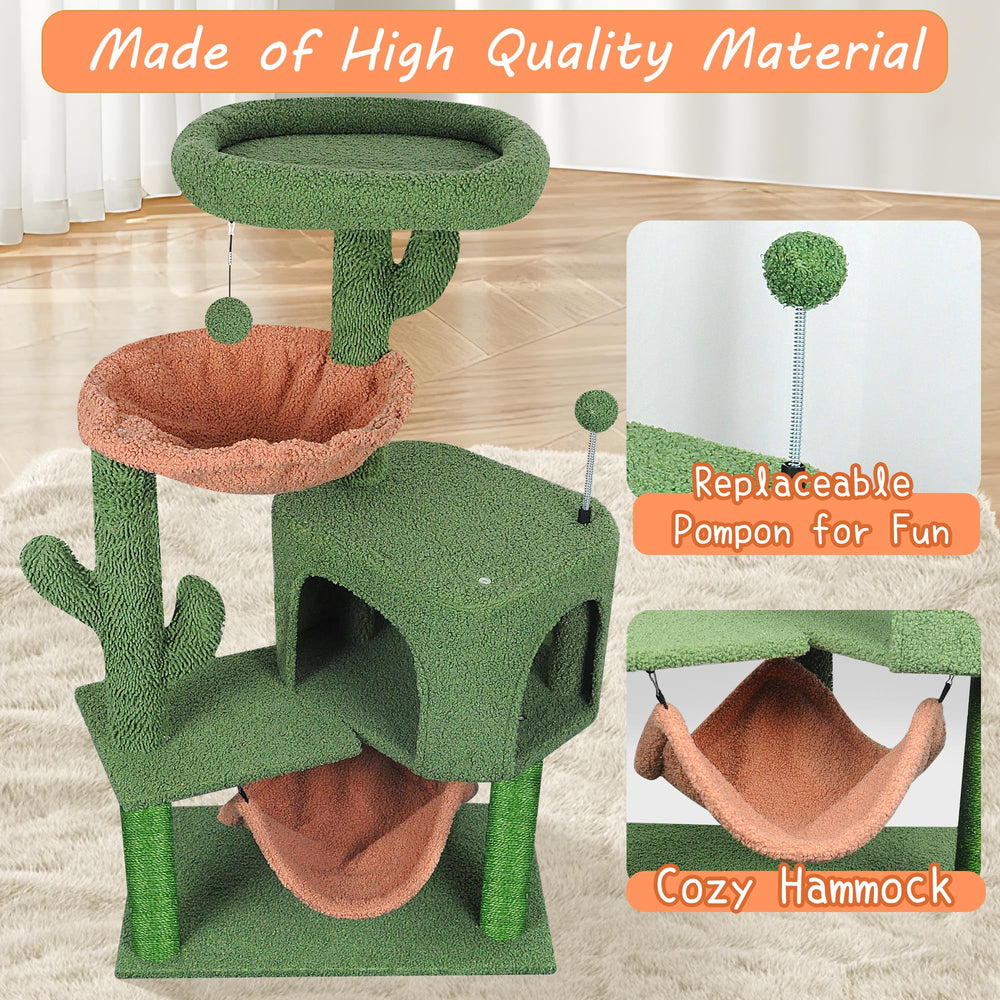 YUNIQUE arbol gatos cama colgante para relajarse y dormir.