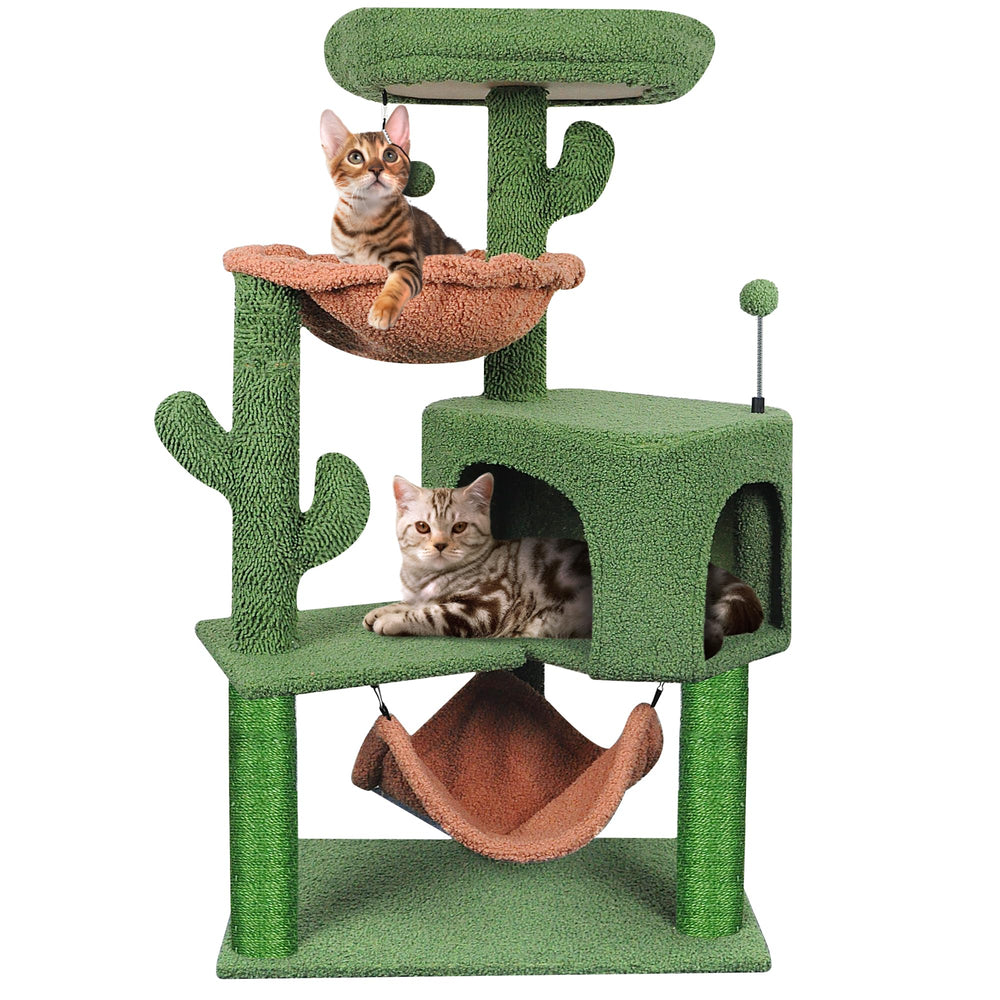 YUNIQUE arbol gatos condo grande para descanso y observación.