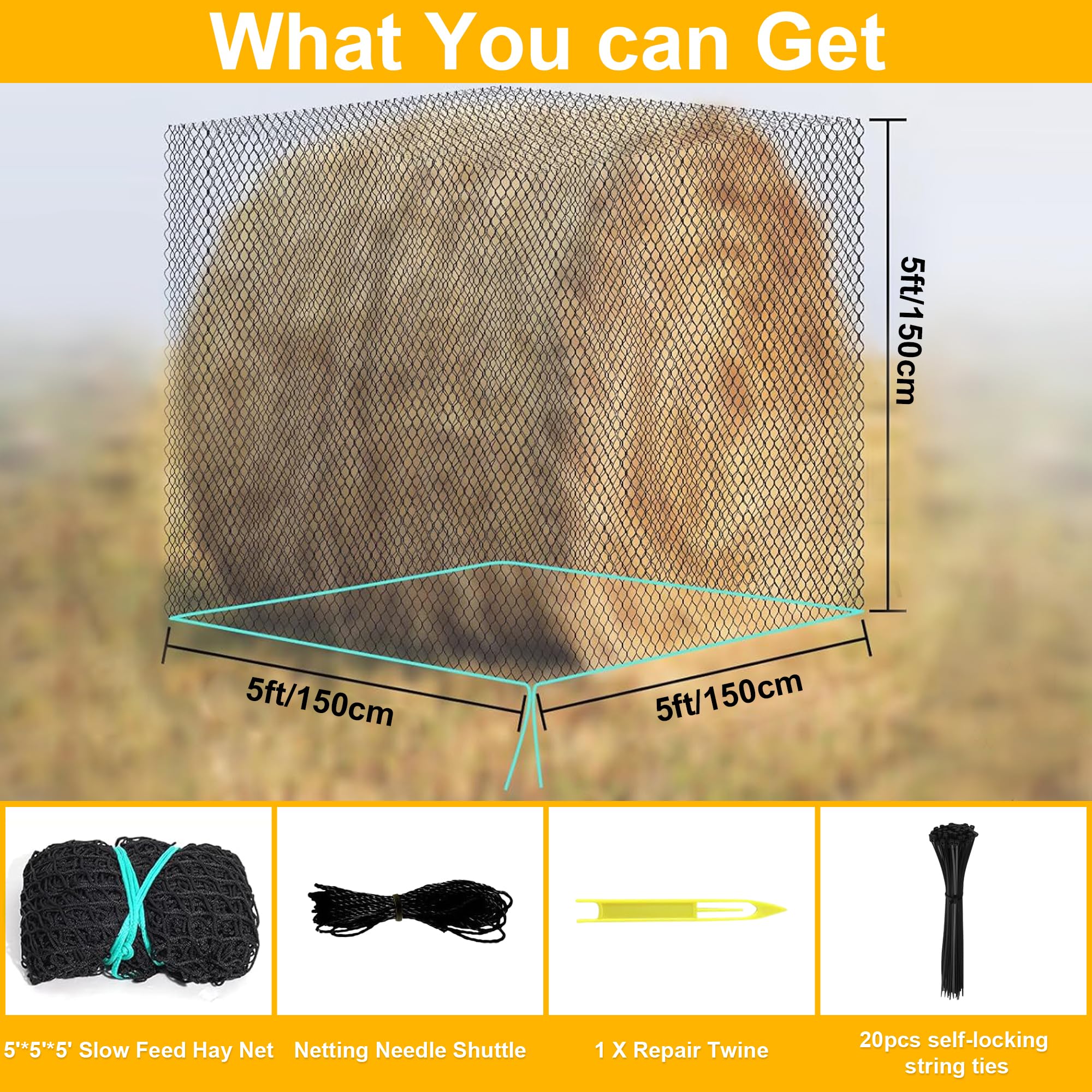 YUNPHDA, malla de nylon resistente, duradera para uso diario.