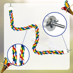Yuntop percha para pájaros de colores vivos, promueve actividad física y juego.