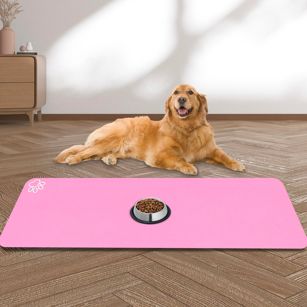 Almohadilla de alimentación grande de Yuzshin, absorbente y de secado rápido para perros.