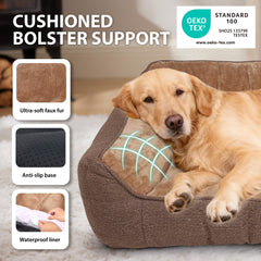Cama ZAKAPAWS con cabecera de tres caras para cuello y cabeza