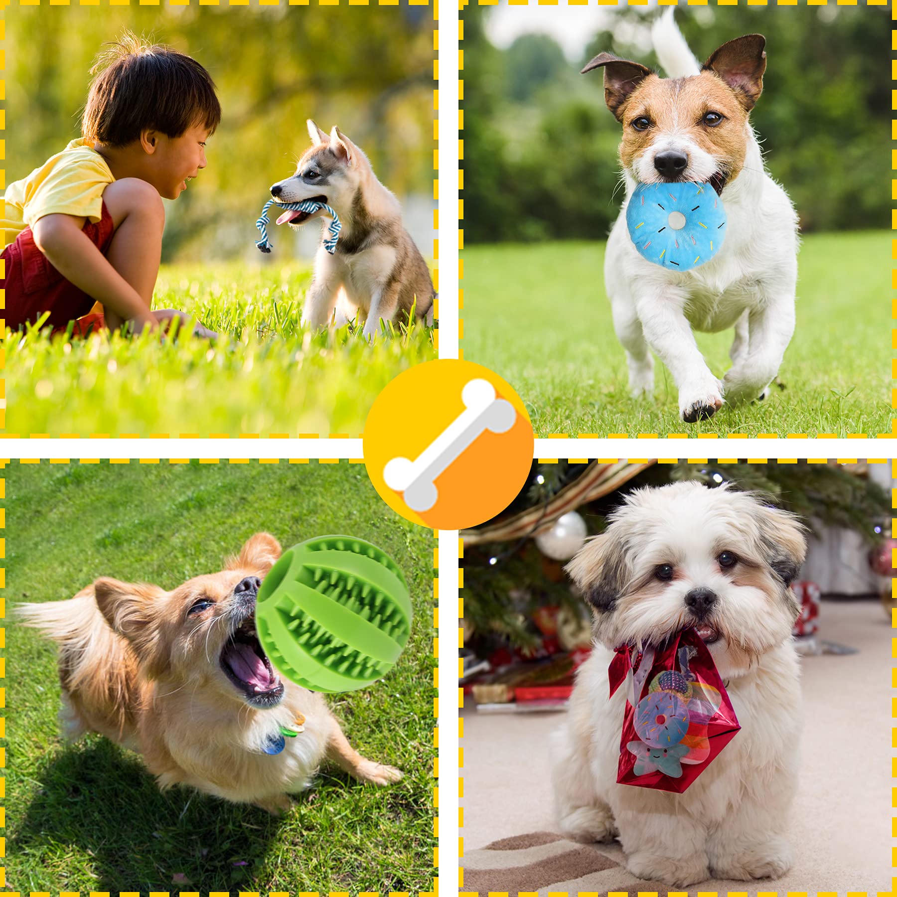 Zeaxuie zorro peluche crujiente para juego interactivo