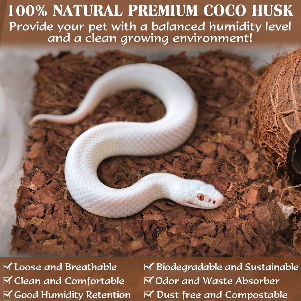 ZeeDix sustrato de coco para reptiles seguro y limpio