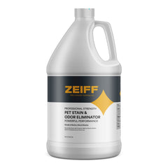 Zeiff: botella rociadora para alfombras elimina manchas y olores de mascotas.