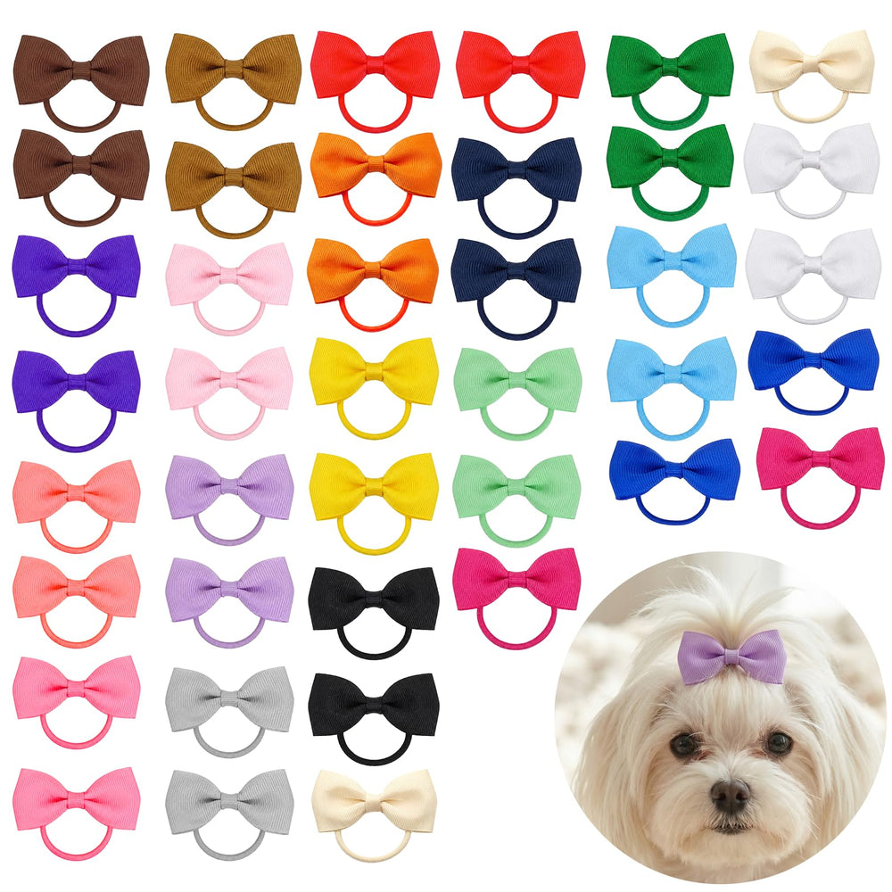 Zelphvt arco de pelo para perro de 2 pulgadas, ideal para peinados elegantes en paseos.