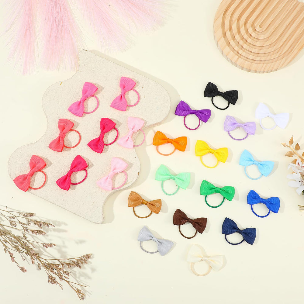 Conjunto Zelphvt de lazos para perro, 2 pulgadas, looks variados.
