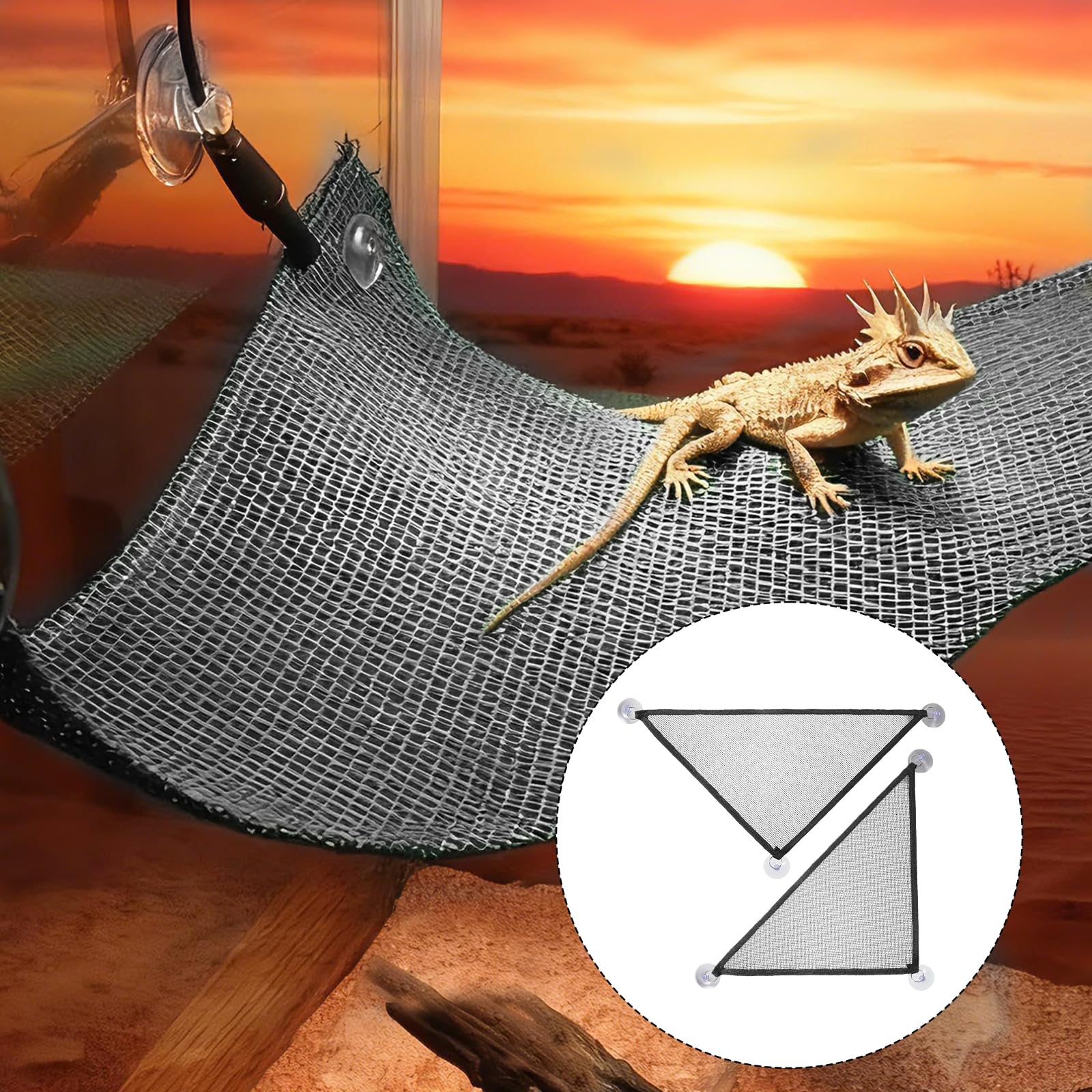 Zelphvt hamaca versátil para reptiles y crías trepadoras