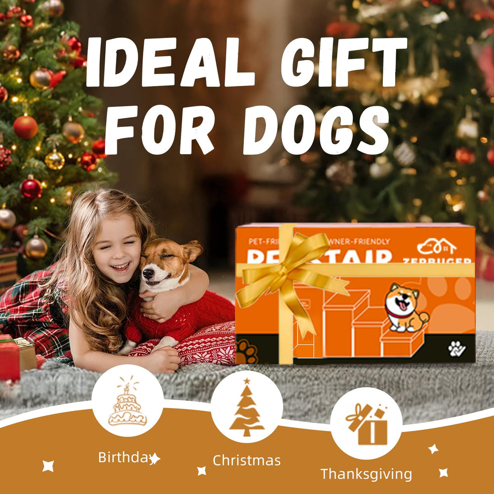 Zerbuger escalera para perros mayores, regalo práctico y cómodo.