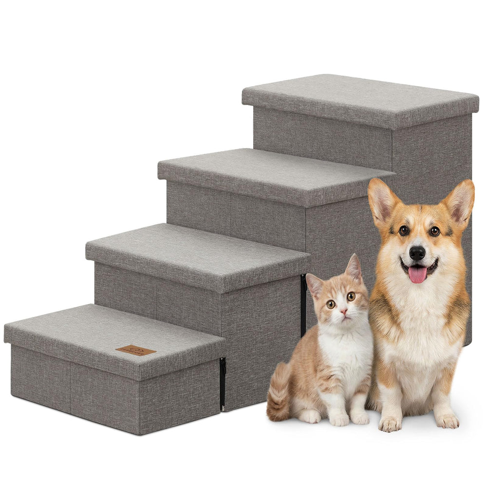 Escaleras Zerbuger con almacenamiento para mascotas y 190 QT, organización útil.